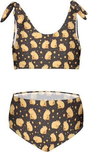 Wusikd Ice Hockey Girls Swimsuits Two Piece Swimwear Bikini Set for for Girls Size 11-12T in Saudi Arabia