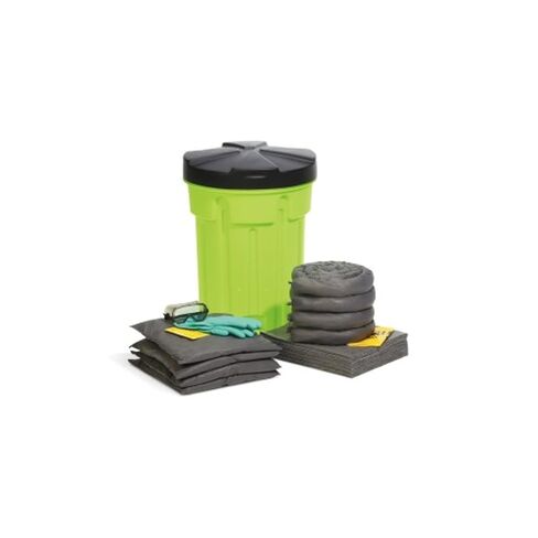 SpillTech Universal Hi-Viz Overpack Salvage Drum Spill Kit، 30 جالون، 47 قطعة (SPKU-30-HV) in Kuwait