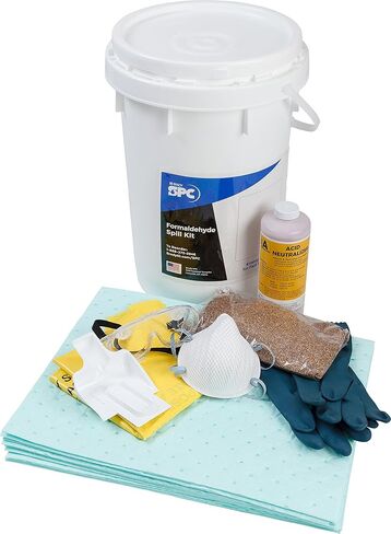 Brady SPC SK-Form Formaldehyde Spill Kit، امتصاص 9 جالون، ارتفاع 18 بوصة، عرض 14 بوصة، طول 14 بوصة، أبيض in Saudi Arabia