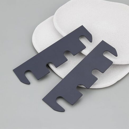 10Pcs Door Hinge Shims 0.040 Inch Thickness 4.5 Inch Length Black Coated Gasket Residential and Commercial Doors in Kuwait