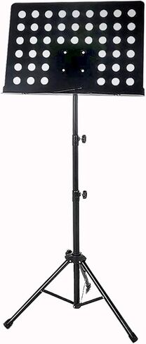 Foldable and Easy-to-Storage Metal Music Stand, Wide General-Purpose Music Holder, Guitar Violin Guzheng Universal Sheet Music Stand in Saudi Arabia