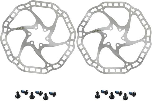 Bicycle Brake Rotors, CATAZER 140mm 160mm 180mm 203mm Stainless Steel Bike Disc Brake Rotor with 12 Bolts for Cycling (G3, 180mm) in Saudi Arabia