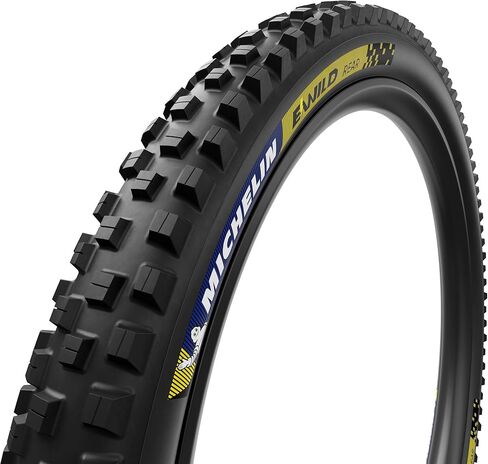 Michelin E-Wild Line Line Front Mountain Bike Tyre-29 "× 2.60" ، قابلة للطي ، جاهز للأنبوب ، مركب Magi-X ، الأداء الإلكتروني والهبوط ، الأسود in Kuwait