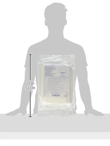 Medline Invisishield Isolation Incise Surgical Drapes, Clear Poly Film, Easy Removal, 125 Inches x 84 Inches, Adhesive 19 Inches x 10 Inches, Box of 5 Each in Saudi Arabia