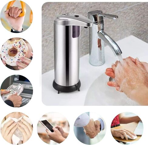 250 مل، حاوية سائلة تحريضية أوتوماتيكية ذكية للحمام والمطبخ in Kuwait