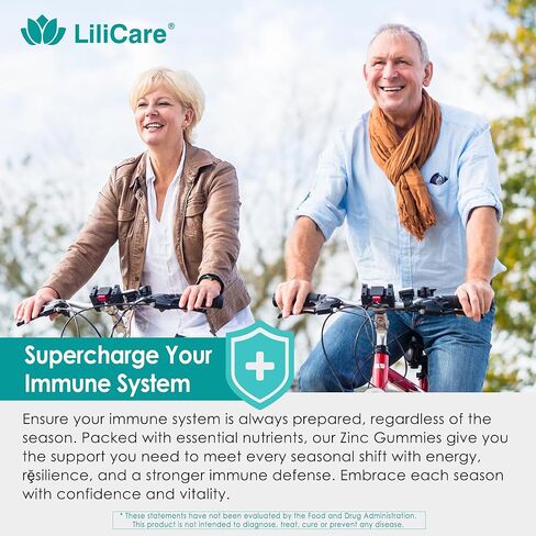 Fermented Zinc Gummies 50mg, Quercetin, Bromelain, Vitamin C & D3, Superior Absorption Zinc Supplements for Women & Men, Immune, Powerful Antioxidant, Zinc Picolinate Alternaitive, Sugar Free, 2 Pack in Kuwait