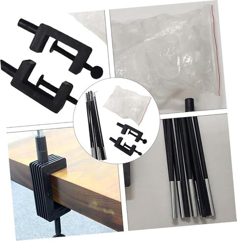 Uonlytech Balloon Arch Kit with Base and Clips for Birthday and Graduation Party Decoration Portable Table Balloon Stand with 10 Poles and 25 Connectors in Saudi Arabia