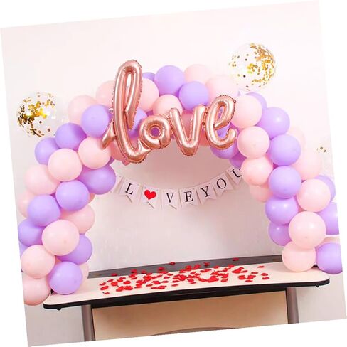 Uonlytech Balloon Arch Kit with Base and Clips for Birthday and Graduation Party Decoration Portable Table Balloon Stand with 10 Poles and 25 Connectors in Saudi Arabia