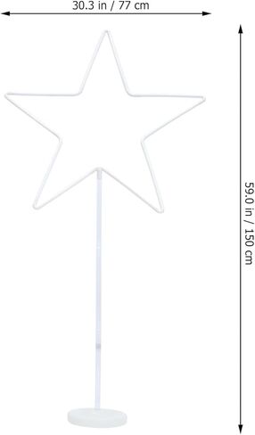 Star Shaped Balloon Display Bracket with Base Upright Balloon Stand Kit for Birthday and Wedding Party Decorations for Indoor Event Supplies in Saudi Arabia