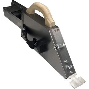 Drywall Taping Banjo – Semi-Automatic Even Flow Design | Advance Equipment MFG Co. | Stainless Steel, Curved Belly, Tape Cutter Style | 100+ Years Family Owned USA Made in Kuwait