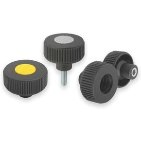Kipp KBP-366 Studded Thermoplastic Knurled Knob 1.57 Diameter, 1/4-20 thds. in Kuwait