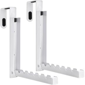 Coloch 2 Pack Over The Door Hanger for Cloth, Foldable Cloth Drying Rack Space Saving Coat Hanging Hook 6 Ridges Portable Towels Storage Hanger for Small Space, Bedroom, Bathroom in Kuwait