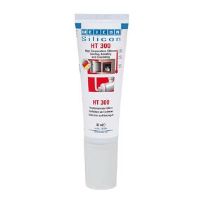 WEICON Silicone HT 300 | High Temp Silicone for Sealing, Bonding & Insulating | Withstands up to 572°F | Red | Ideal for Home & Industry | Sealing Cord & Tape, Oven Adhesive, Chimney Adhesive (2.8oz) in Kuwait