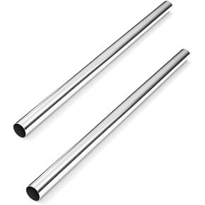 16-Inch Length 1" OD 304 Stainless Steel Tube,1mm Wall Thickenss 304 Stainless Steel Pipe Weldable Tubing,Round Metal Pipe Industrial Straight Tube(1"x16",2 Pcs) in Saudi Arabia