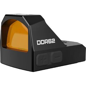 Dagger Defense - مملوك للمحاربين القدامى -DDR62 RMR Footprint Red Dot Sight - بصري منعكس لمسدسات وبنادق RMR، نشط بالحركة، متعدد السطوع، 1 MoA + 1913 Picatinny Mount، البطارية متضمنة in Kuwait