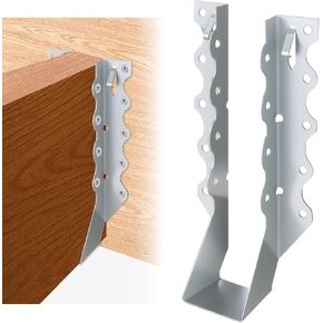 50 Pcs 2x8 Joist Hangers, 20 Gauge Heavy Duty Face Mount Rafter Brackets for Wood, Hurricane Ties for Deck, Floor, Ceiling & Roof Framing in Kuwait