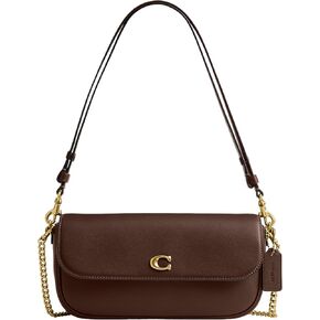 Coach Brook Flap Chain Bag in Signature Denim, LH/Deep Blue Multi in Saudi Arabia