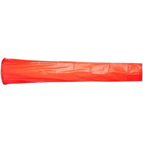 Cortina 03-WS-8 Windsock, 8 ft Length, 18" Opening, PVC-Coated Nylon, International Orange – Windsock Only in Kuwait