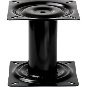 7 Inch Boat Seat Economy Pedestal Base Mount, Heavy Duty Fixed Pedestal for Boat Seat Compatible with Jon Boat Fishing Boat Kayak - Powder Coated Steel Alloy, Non-Swivel Marine Seat Base Mount in Kuwait