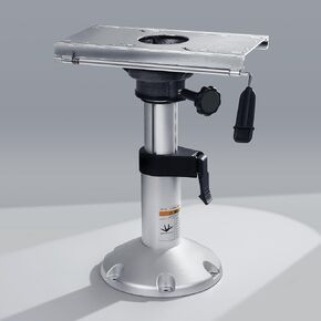 Aluminum Boat Seat Pedestal, Adjustable Height 13-18 Inches Locking with Slide, Boat Seat Pedestals and Bases Mount for Fishing Bass Pontoon Boats in Kuwait