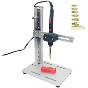 آلة الضغط الحراري العمودية، أداة إدخال مجموعة الحرارة للمكونات البلاستيكية والطباعة، ارتفاع الإدخال 105 مم، طرف إدخال نحاسي لـ M2-M8 (20.5 سم) in Kuwait