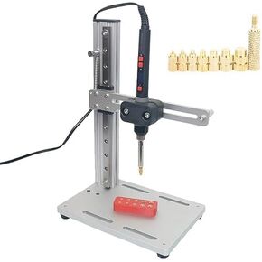 آلة الضغط الحراري لمكواة اللحام، أداة إدخال مجموعة الحرارة العمودية مع أطراف إدراج نحاسية M2-M8 وتعديل متعدد الاتجاهات لمكونات الطباعة ثلاثية الأبعاد (20.5 سم) in Kuwait