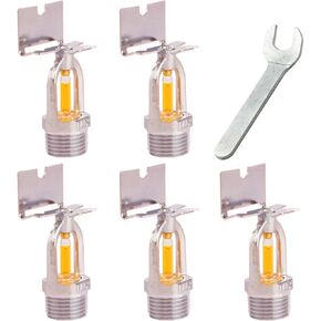 5PCS Fire Sprinkler Heads - DN15 57°C Side Spray Protection System in Kuwait