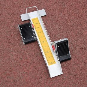25in Starting Blocks, Track and Field Multi Function Track Blocks for Sprinting 6 Angle Adjustable Aluminum Track Starting Blocks for Athletics Plastic Runway Cinder Track in Saudi Arabia