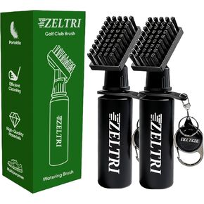 Golf Club Brush Cleaner with Retainer Clip and 8.0 x 8.0 in Golf Towel - Holds 4 Oz Water Durable Nylon Bristles for Easy Cleaning Essentials Golf Accessories in Saudi Arabia
