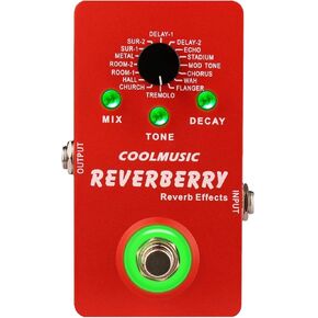 Coolmusic Multi Effects Pedal Digital Guitar Pedal with 16 Effects True Bypass in Kuwait