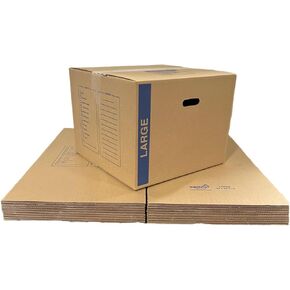 20 - Pack Large Cardboard Moving Boxes 20x20x15 32 ECT With Handles in Kuwait