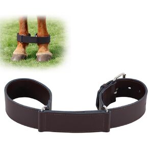 Horse Hobbles, 17.3" Adjustable Hobbles Leather for Horses Legs, Training 2-Leg Hobbles for Control Running and Kicking in Saudi Arabia