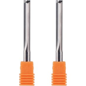 2 قطعة CNC راوتر بت 3.175 مللي متر 4 مللي متر 6 مللي متر 8 مللي متر عرقوب 2 الناي فتحة مستقيمة قاطعة المطحنة كربيد التنغستن نهاية مطحنة النقش بت (2pc-ST2F-D4.0-L22) in Kuwait