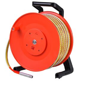 Groundwater Level Gauge 328 Ft (100 M) with 0.99 Inch Fixed Stainless Probe and Steel Measuring Tape, Water Depth Meter with Buzzer and Voltmeter Signal for Well and Reservoir Monitoring, Battery in Kuwait