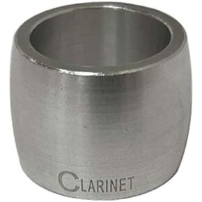 Metal Saxophone Mouthpiece Ligature Clamp for Alto Sax and Clarinet, Silvery 36x26.5mm, Includes Reed Clip in Kuwait