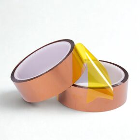 High Temperature Polyimide Kapton Tape – Amber/Brown Heat Resistant Tape for TIG Welding Purge Sealing, Electronics, Soldering & 3D Printing – 33m (108 ft) (25mm x 33m (2-Pack)) in Kuwait