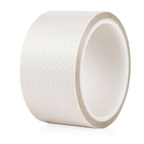 BOMEI PACK White PTFE Teflonn Glass Cloth Tape, 1inch x 33ft High Temperature Tape Fiberglass Adhesive, Heat Resistant for Fabric,High-Speed Sealing Machine,Vacuum Sealer Machine,1 Pack in Saudi Arabia
