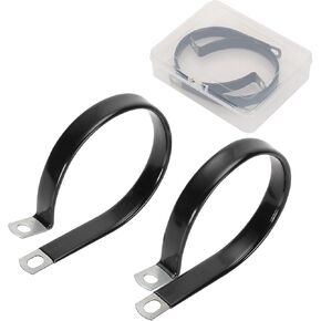 مشبك مطلي بالفينيل 3 بوصات، مشبك أنابيب مغمور بالفينيل، مشابك كابلات معدنية مبطنة للأسلاك والأنابيب (عبوة من 2) in Kuwait