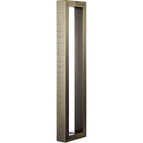 مقبض سحب باب ريفي من الفولاذ المقاوم للصدأ - مقبض باب الحظيرة منزلق شديد التحمل من النحاس الأحمر مقاس 32 بوصة للاستخدام الداخلي/الخارجي، تصميم سحب الدفع من الدرجة التجارية in Kuwait