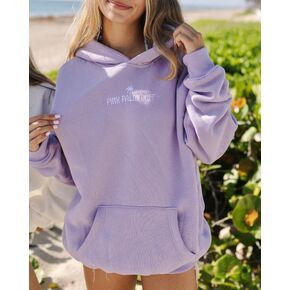 Pink Palm Puff Classic Puff Hoodie in Orchid in Kuwait