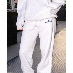 Pink Palm Puff Classic Sweatpants in Cloud in Kuwait