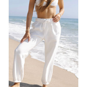Pink Palm Puff Classic Sweatpants in Ocean Air in Kuwait