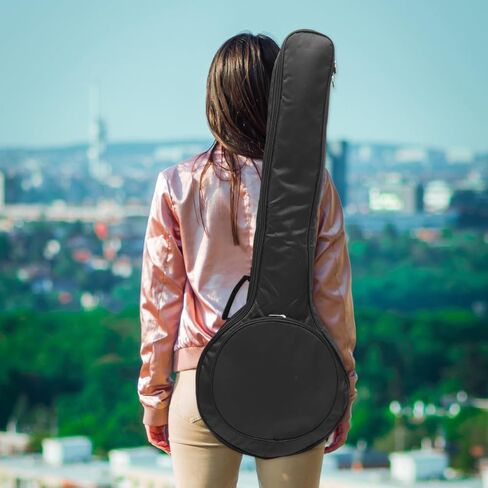 ibasenice Waterproof 5 String Banjo Backpack Thickened Oxford Cloth Case with Adjustable Double Shoulder Straps for Outdoor Travel and Music Storage 39X14X4 Inches in Saudi Arabia