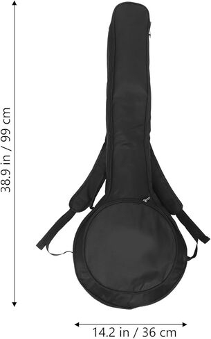 ibasenice Waterproof 5 String Banjo Backpack Thickened Oxford Cloth Case with Adjustable Double Shoulder Straps for Outdoor Travel and Music Storage 39X14X4 Inches in Saudi Arabia
