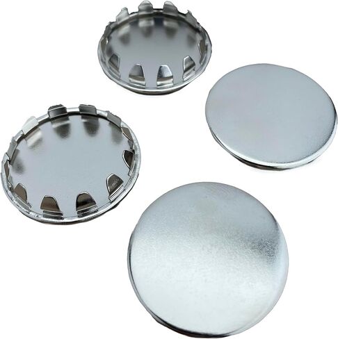 4 Pack 1-1/4 " Metal Hole Plugs- Nickel Plated - SP-1.25-NK in Saudi Arabia