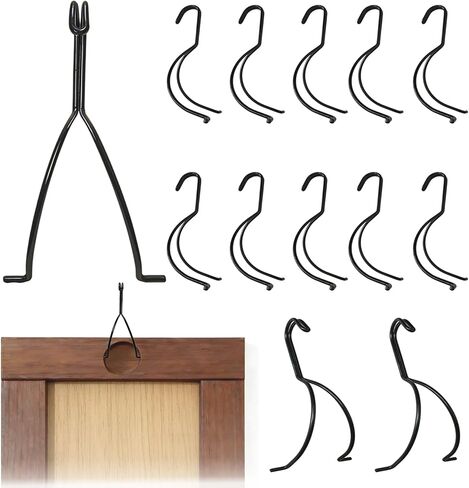 36 Pack Cabinet Door Painting Hangers, Manganese Steel No-Drill Metal Painting Hanging Hooks for Woodworking & Furniture Restoration, 5.5×1.97×1.9Inch Cabinet Hooks for Hanging, Wood Working Tools in Saudi Arabia