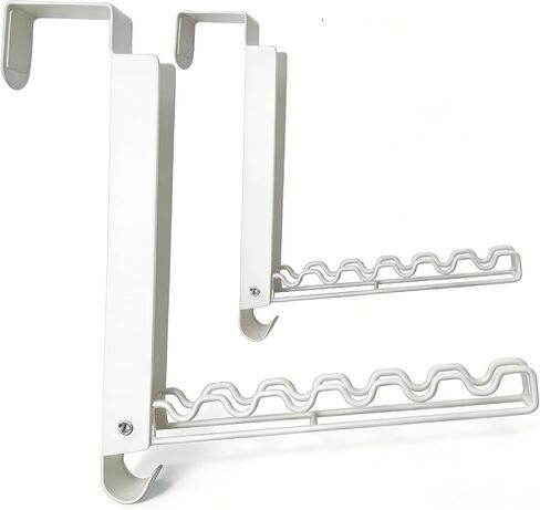 1 Pack Foldable Over The Door Drying Rack, Portable Over The Door Clothes Hanger for Laundry Dorm Bathroom Closet, White in Kuwait