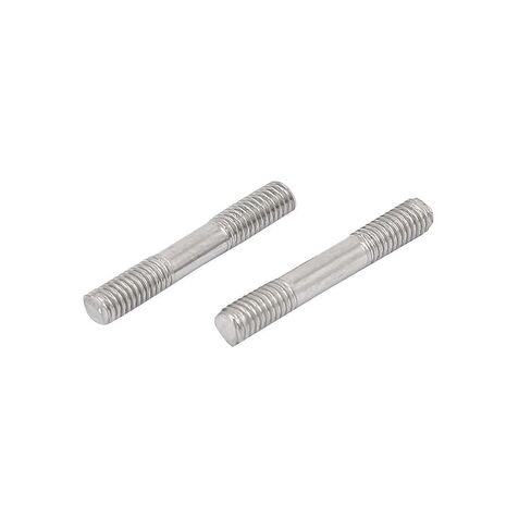#US M3x20mm 304 Stainless Steel Double End Threaded Stud Screw Bolt 50pcs in Saudi Arabia