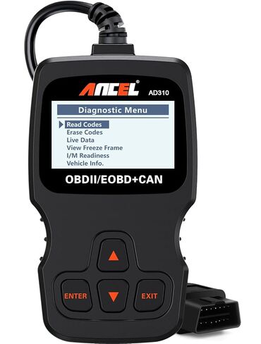 الماسح الضوئي ANCEL AD310 الكلاسيكي المحسن العالمي Obd II + جهاز اختبار حلبة السيارات ANCEL PB60 in Saudi Arabia