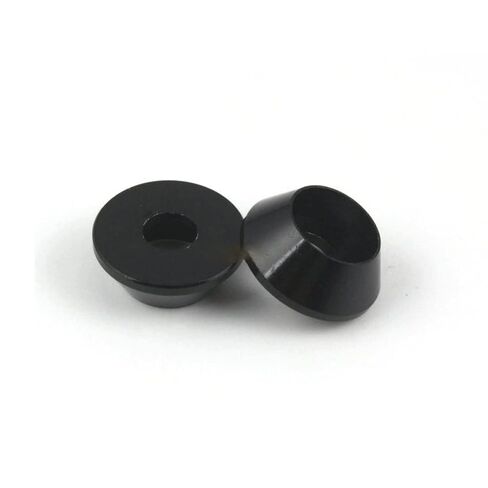 غسالات كينلو 30 قطعة M4 أسود من الألومنيوم لغسالة الرأس وغطاء رأس المسمار، لإصلاح المصانع in Kuwait